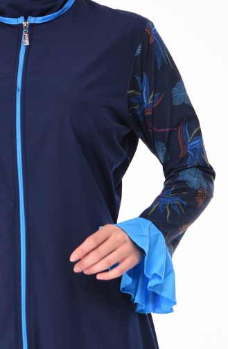 Navy Blue Modest Swimwear 270-02
