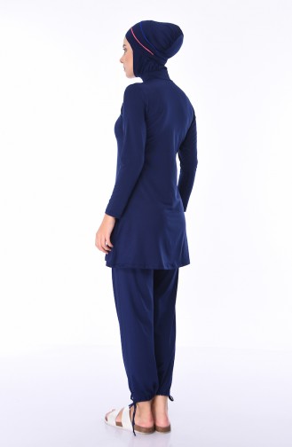 Navy Blue Swimsuit Hijab 1940-02