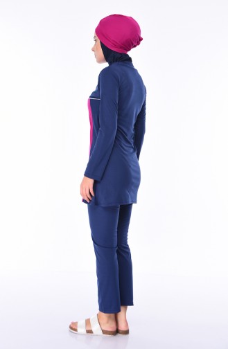 Navy Blue Swimsuit Hijab 1912-01