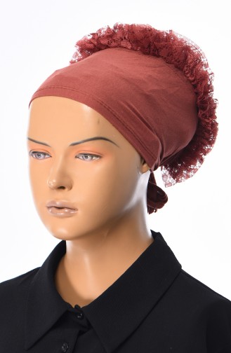 Bonnet Couleur brique 13