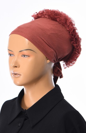 Bonnet Couleur brique 13