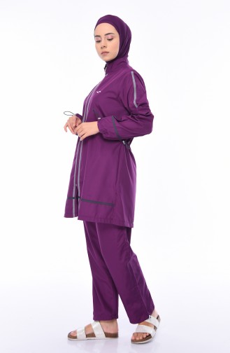 Hijab Badeanzug 1874-02 Lila 1874-02