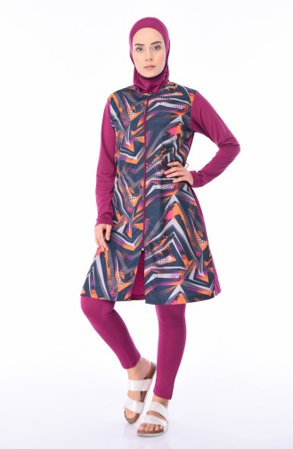 Damson Swimsuit Hijab 1962-02