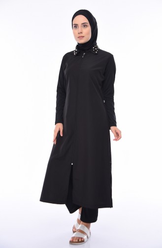 Maillot de Bain Hijab Noir 1977-01