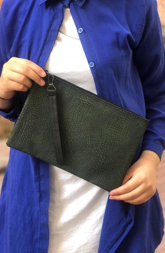 Green Portfolio Hand Bag 12-39