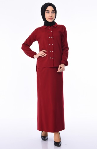 Claret Red Suit 4216-04
