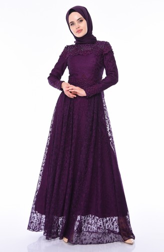 Habillé Hijab Pourpre 2031-01