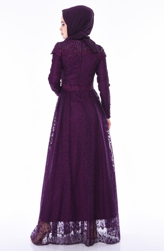 Habillé Hijab Pourpre 2031-01