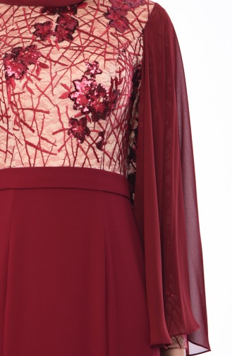 Habillé Hijab Bordeaux 4510-02
