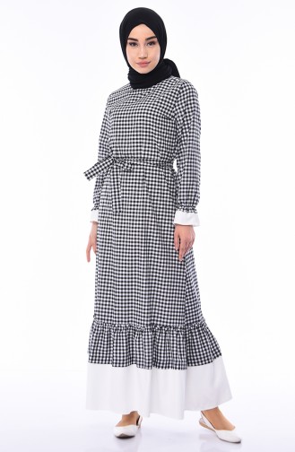 Black Hijab Dress 4279-01