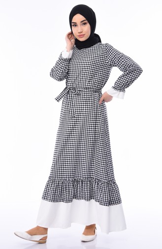 Black Hijab Dress 4279-01