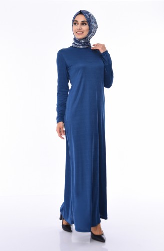 Indigo Hijab Dress 2062-01