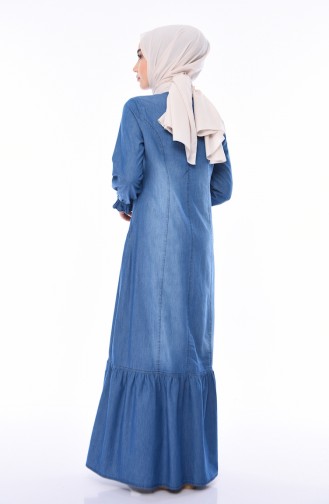 فستان أزرق جينز 4057-02