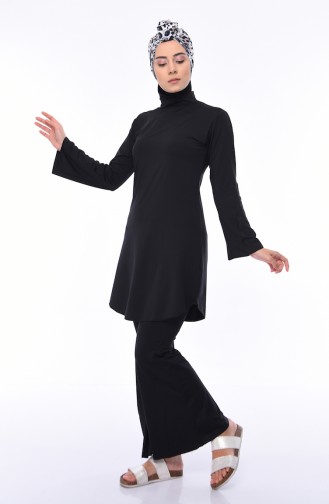 Black Modest Swimwear 354-03