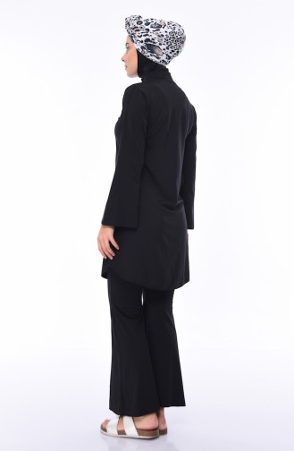 Black Modest Swimwear 354-03