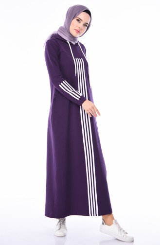 Purple İslamitische Jurk 9068-01
