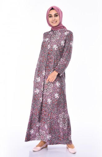 Mink Hijab Dress 0523-02