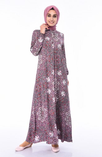 Mink Hijab Dress 0523-02