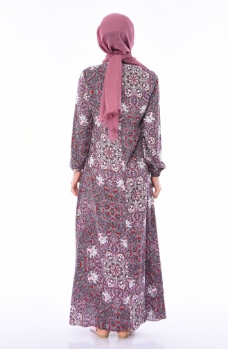Mink Hijab Dress 0523-02