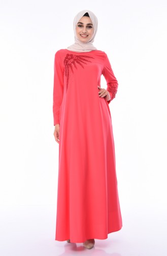 Coral Hijab Dress 7Y3716100-01