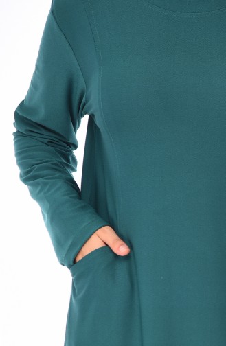 Pocketed Tunic 50307-03 Emerald Green 50307-03