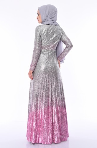 Gems Hijab Evening Dress 4557-02