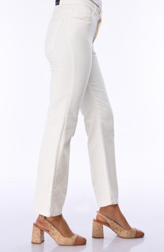 Pantalon Jean 2578-01 Écru 2578-01