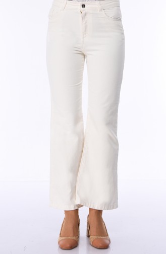 Cepli Kot Pantolon 2578-01 Ekru