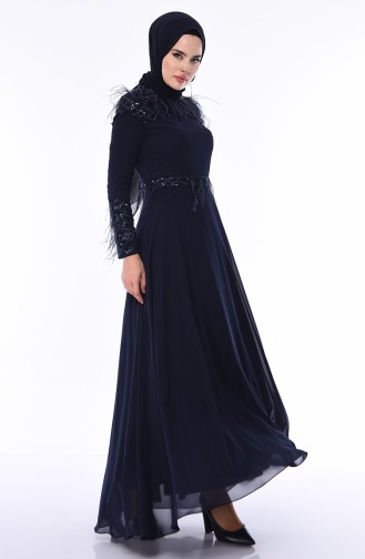 Abendkleid 4553-02 Dunkelblau 4553-02