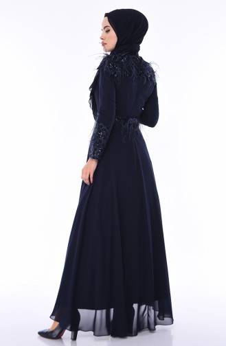 Abendkleid 4553-02 Dunkelblau 4553-02