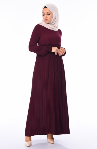 فستان ارجواني داكن 0059-01