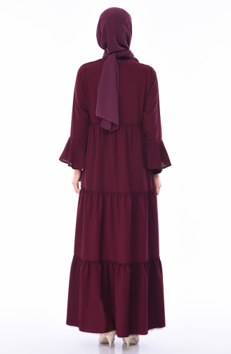 Robe Hijab Plum 0061-01