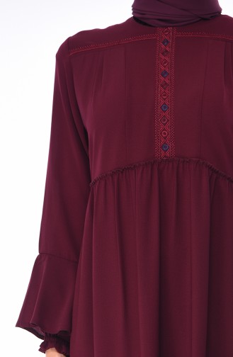 فستان ارجواني داكن 0061-01