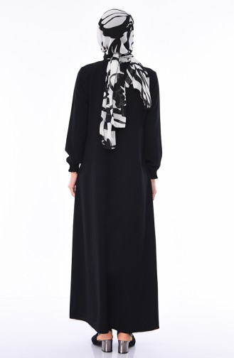 Black Hijab Dress 0060-01