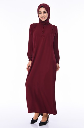 Robe Hijab Bordeaux Foncé 0060-03