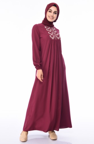 Cherry Hijab Dress 5027-09