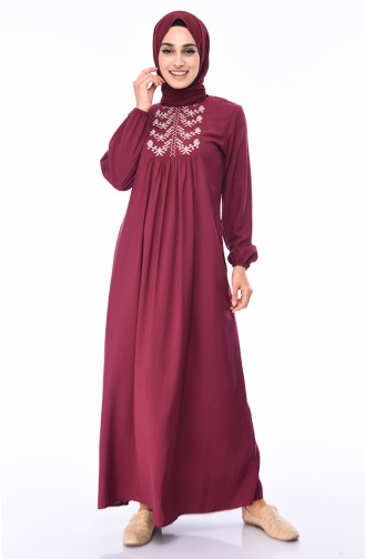 Cherry Hijab Dress 5027-09