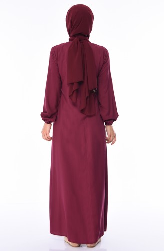 Cherry Hijab Dress 5027-09