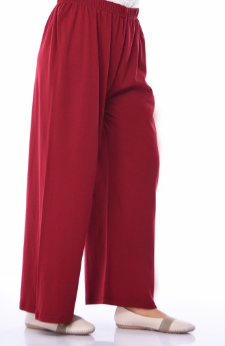 Claret Red Pants 7990-08