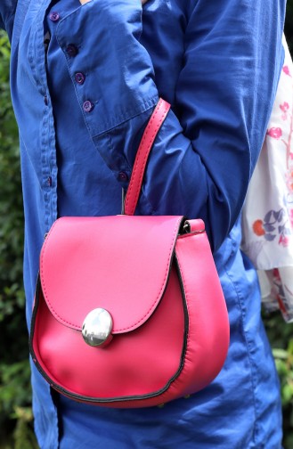 Fuchsia Schultertasche 44-19