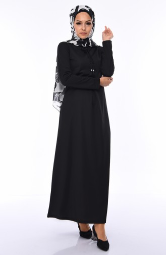 Robe Hijab Noir 4037-01