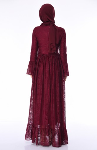 Cherry Hijab Dress 81722-01