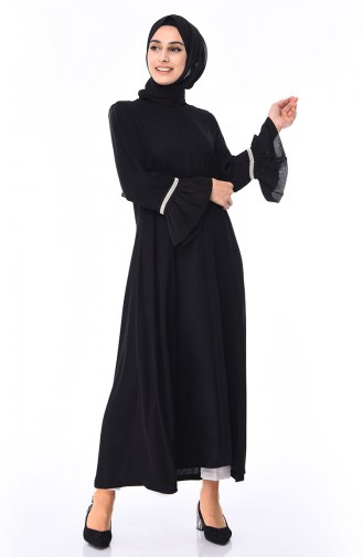 Schwarz Abayas 0605-01