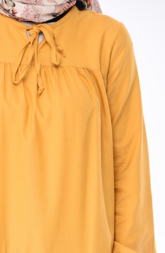 Yellow İslamitische Jurk 7268-02