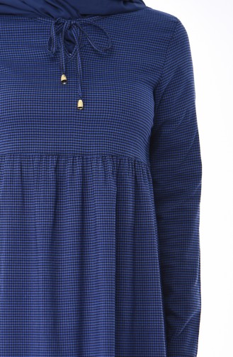 فستان أزرق كحلي 1205-02
