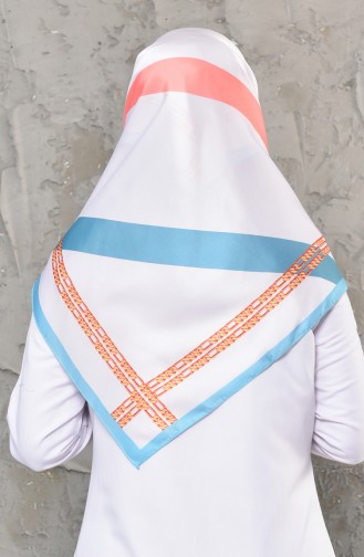 White Hoofddoek 13013-04