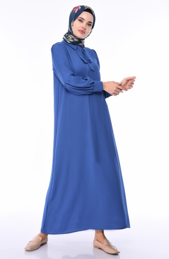 فستان نيلي 1058-06