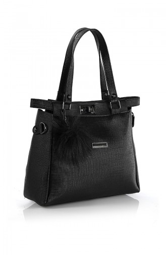 Black Shoulder Bag 10563SI