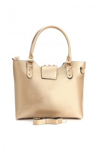 Gold Colour Shoulder Bag 10573AL