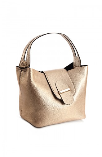 Gold Colour Shoulder Bag 10599AL